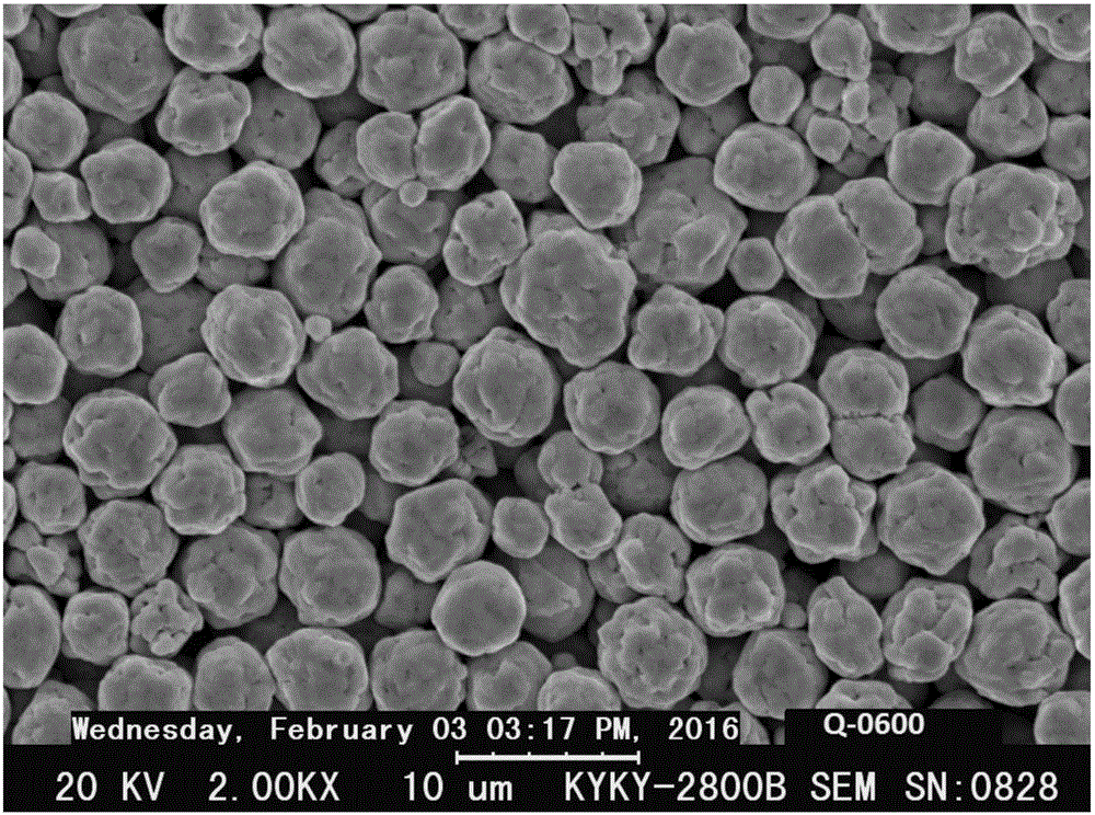 Large-grain-size spherical silver powder and preparation method thereof