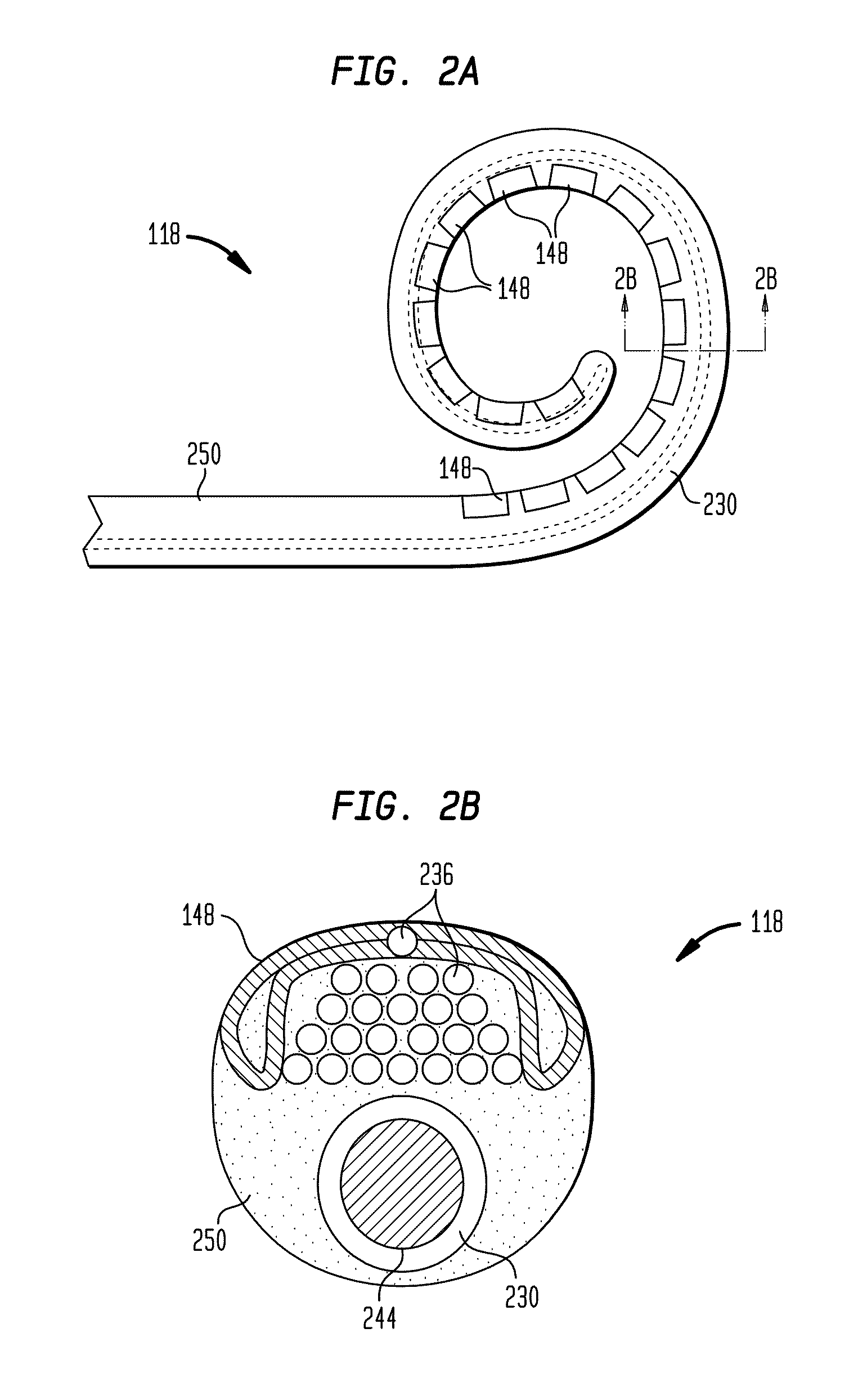 Contoured electrode contact surfaces