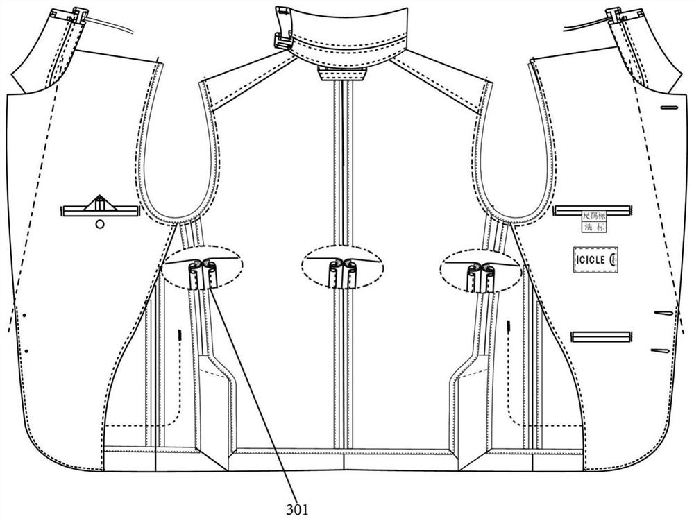 Manufacturing method of primary-color flax lining-free men's suit