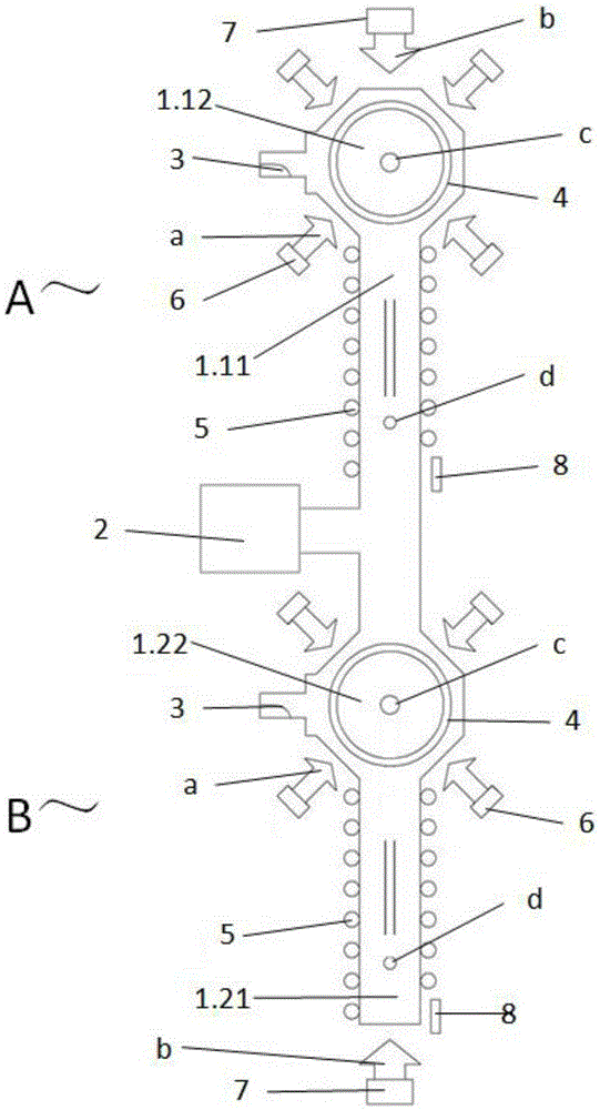 Vertical Gravity Gradient Measurement Sensor Based on Atom Interference Effect