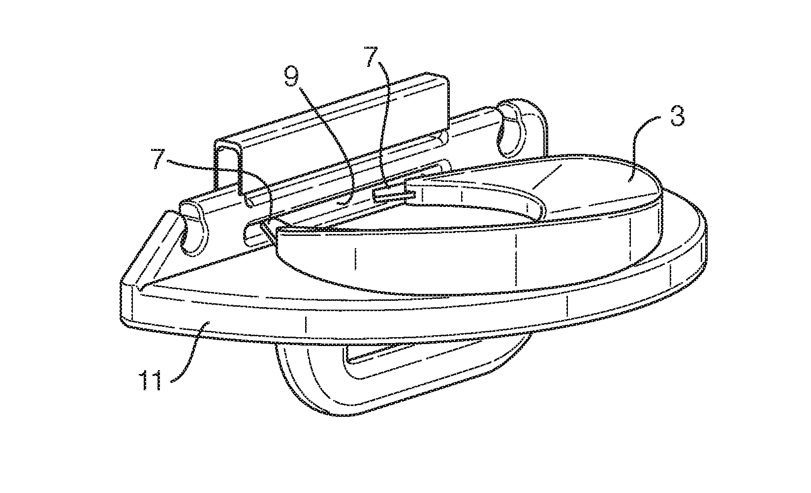 Flexible prosthetic bearing for joint