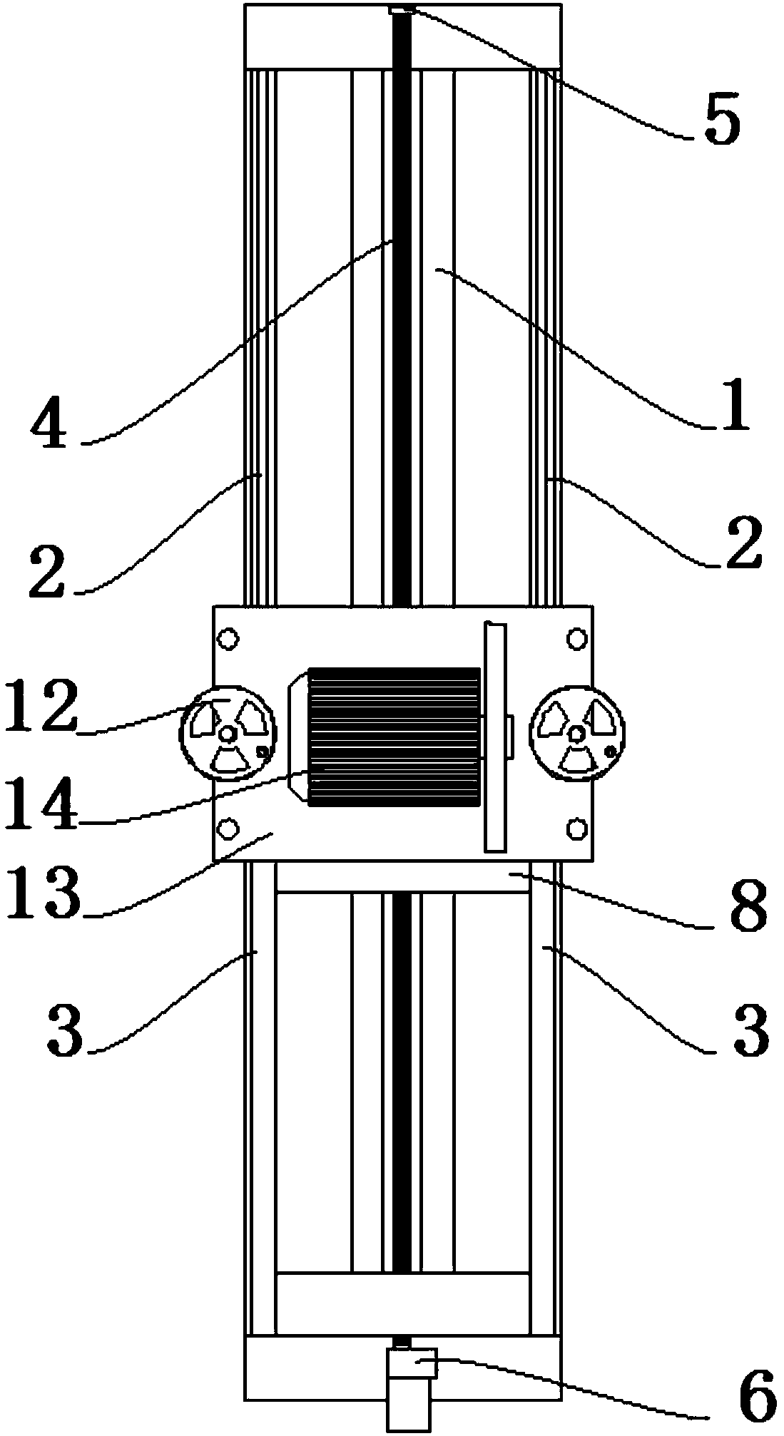 Construction method for building board cutting device