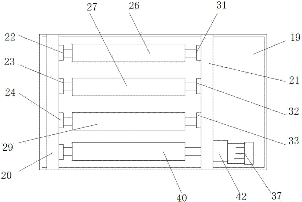 Cloth drying device for spinning