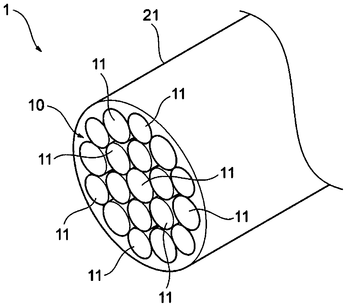 Carbon-nanotube covered electric wire