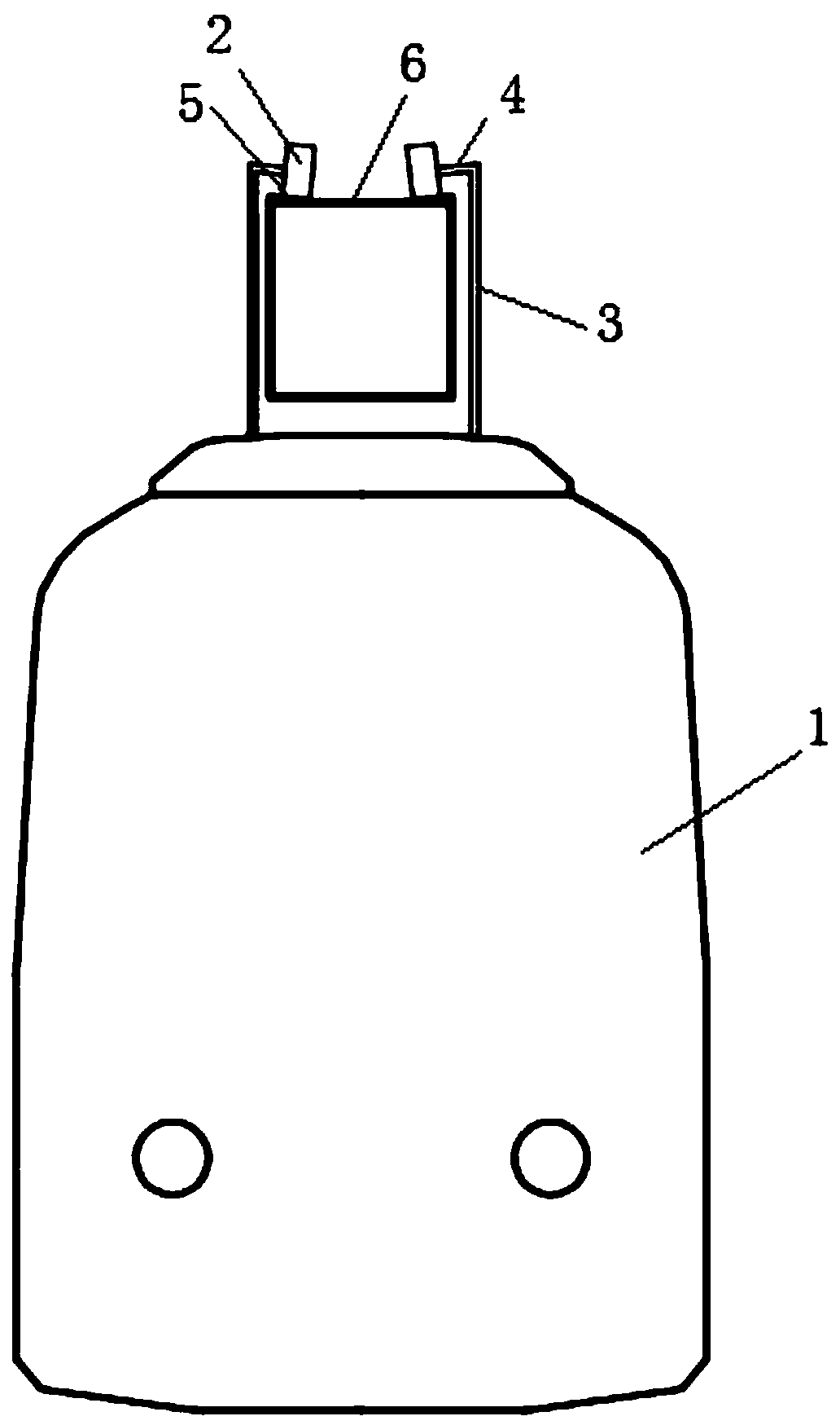 Top-mounted suspension track beam and top-mounted suspension air-rail transportation system