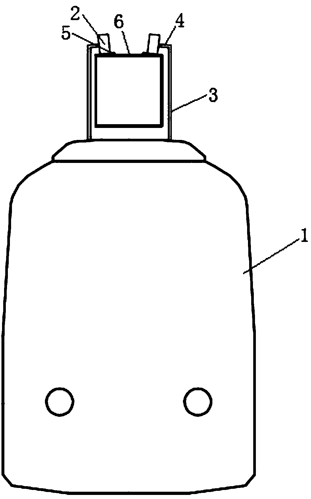 Top-mounted suspension track beam and top-mounted suspension air-rail transportation system