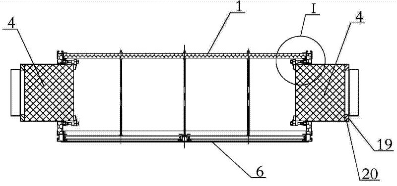 Purification layer flow air supply ceiling of operating room