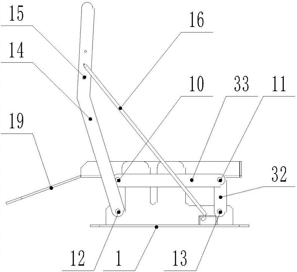 Lifting device for ash collection cylinder of dust remover