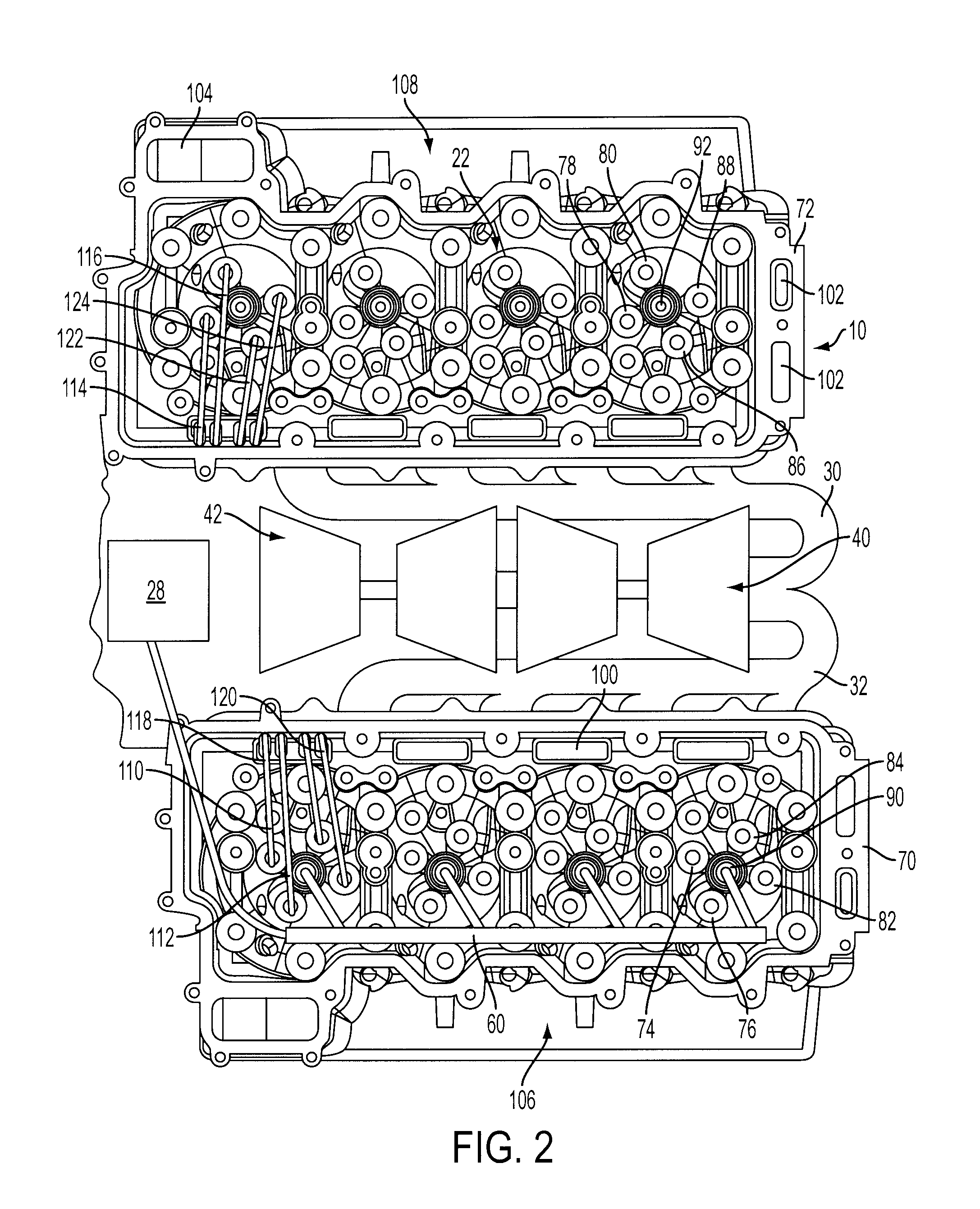 Push Rod Engine With Inboard Exhaust