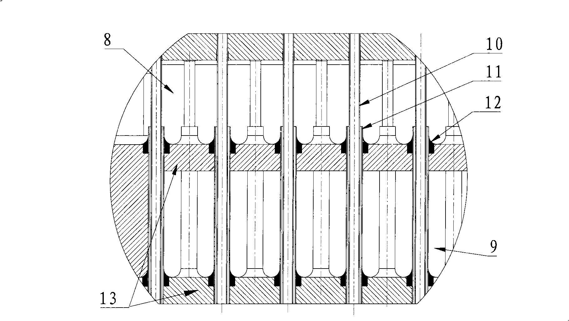 Coaxial spray type showerhead and uses thereof