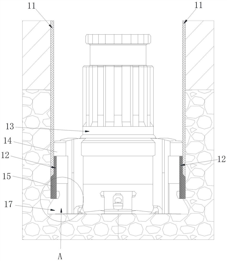 Deep backfilled stone layer waterproof curtain dth hammer and follow-pipe occlusion comprehensive construction method