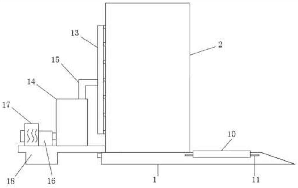 A heat dissipation protection device for electromechanical equipment