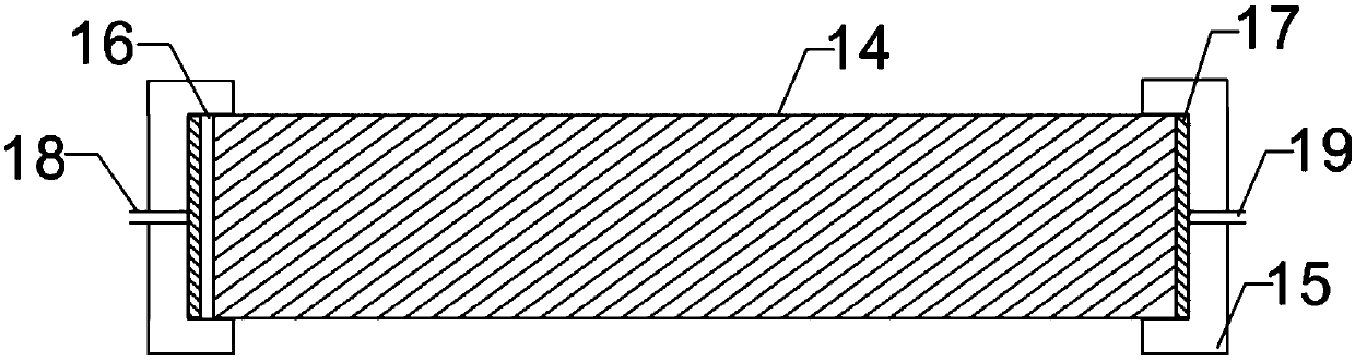 Magnetic resonance imaging testing device for online imbibition experiment and experiment method