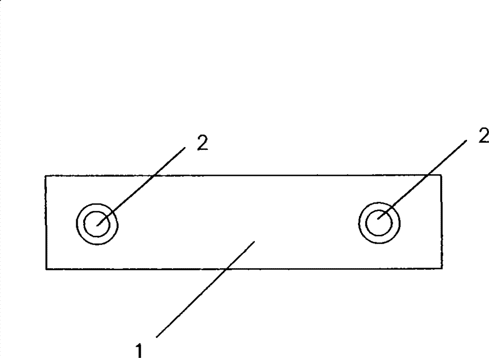 Horizontally adjusting keel and adjusting screw thereof