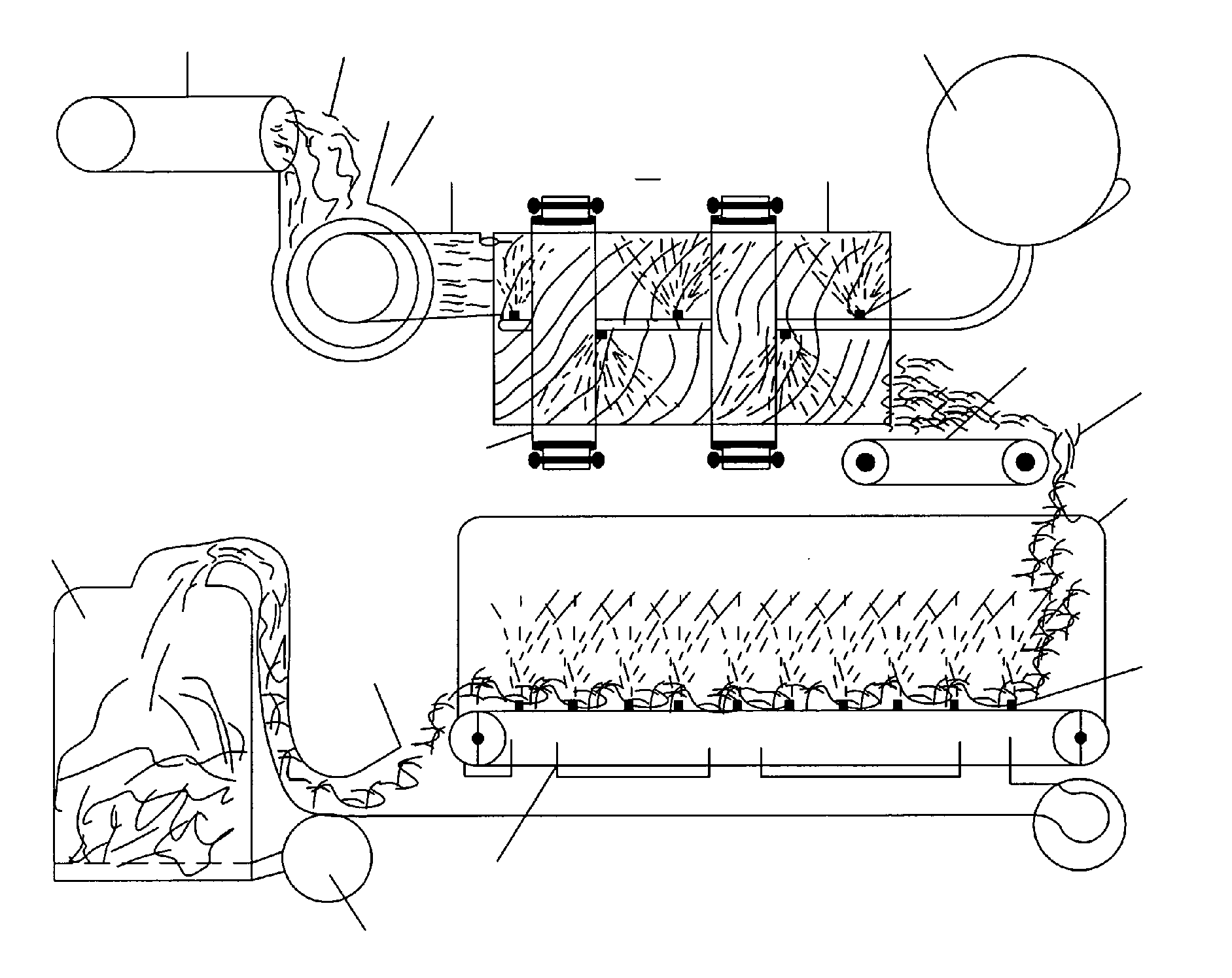 Method and Apparatus for Coating Pine Straw