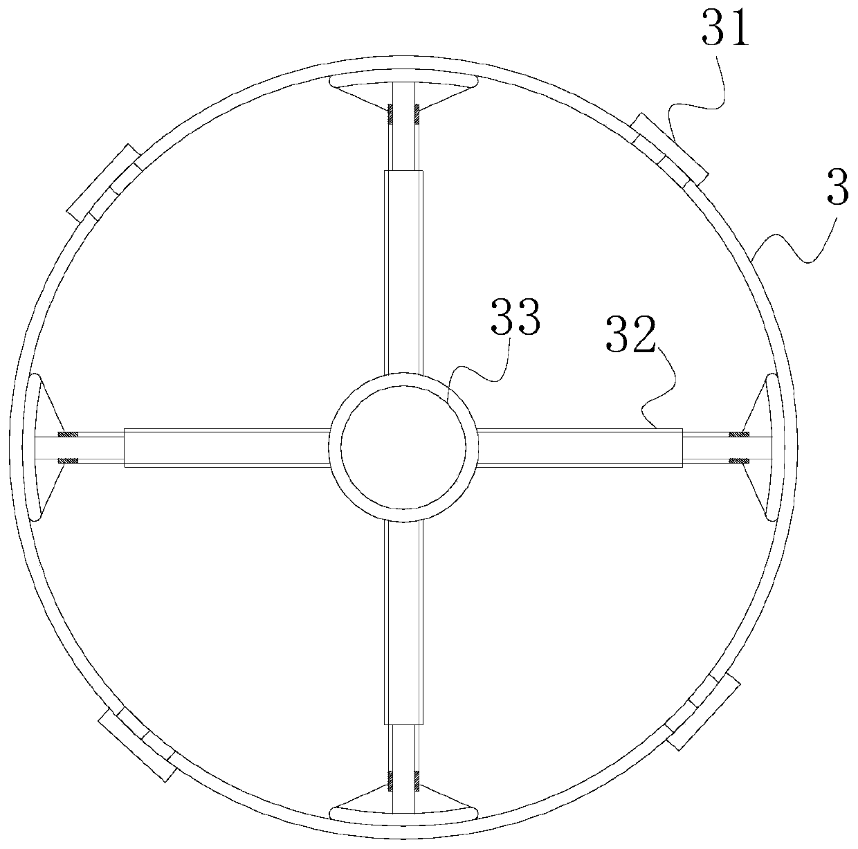 Mixing machine for engineering plastic modification