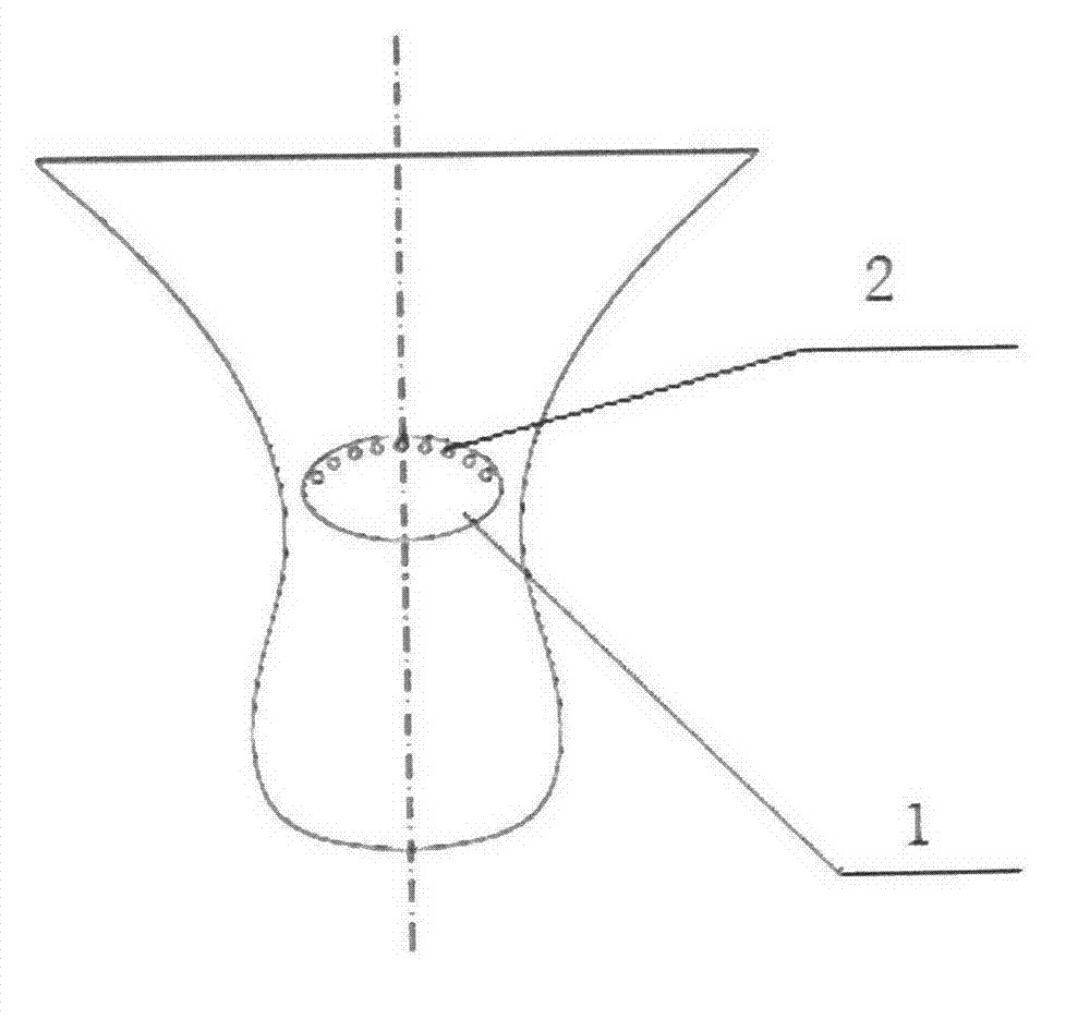 Guide pipe device for stem