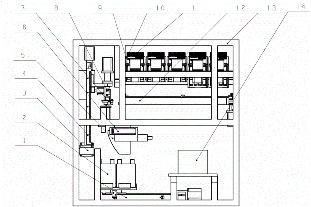 Automatic code spurting method for test tube