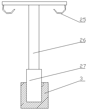 Anti-fall infusion support for nursing infusion in hospital