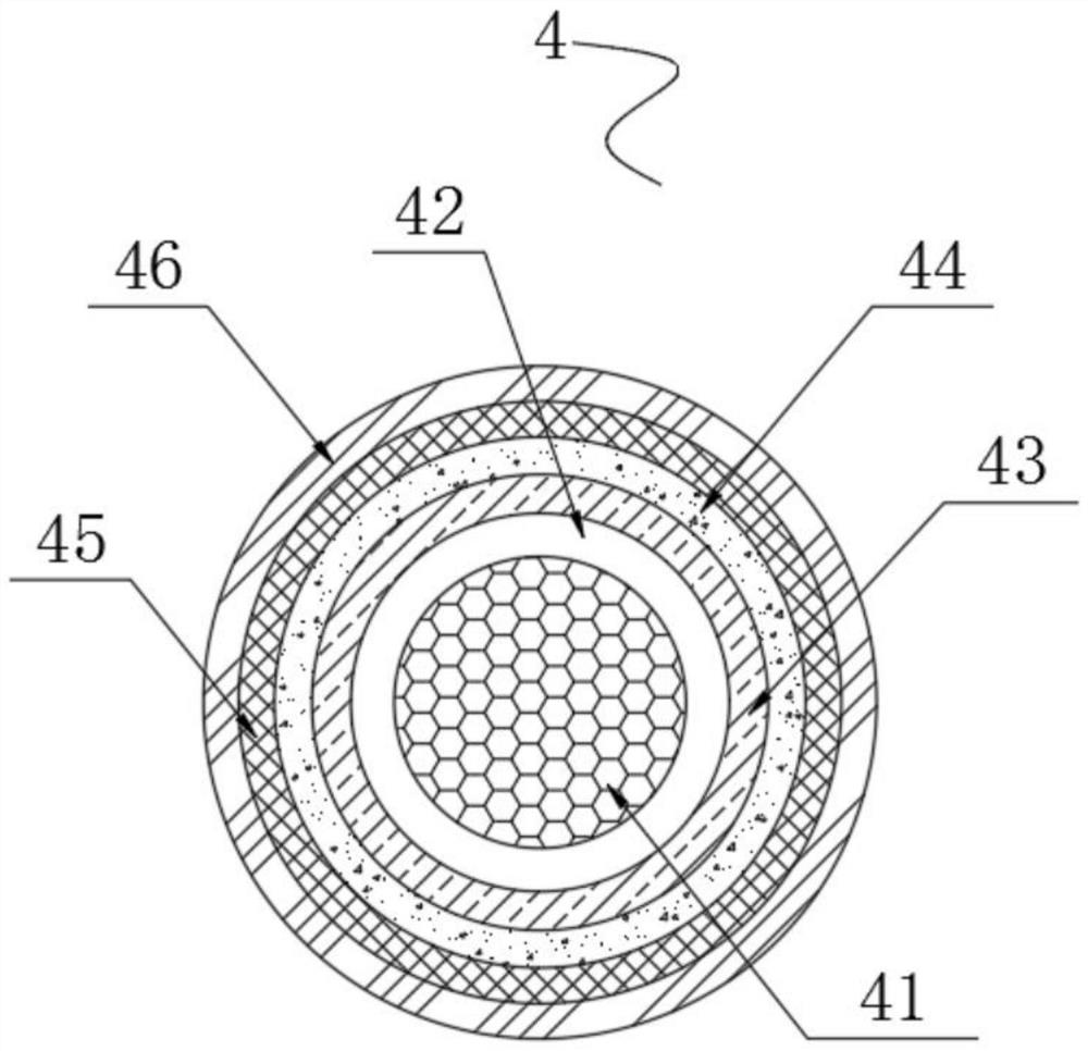 Flat torsion-resistant silicone rubber cable