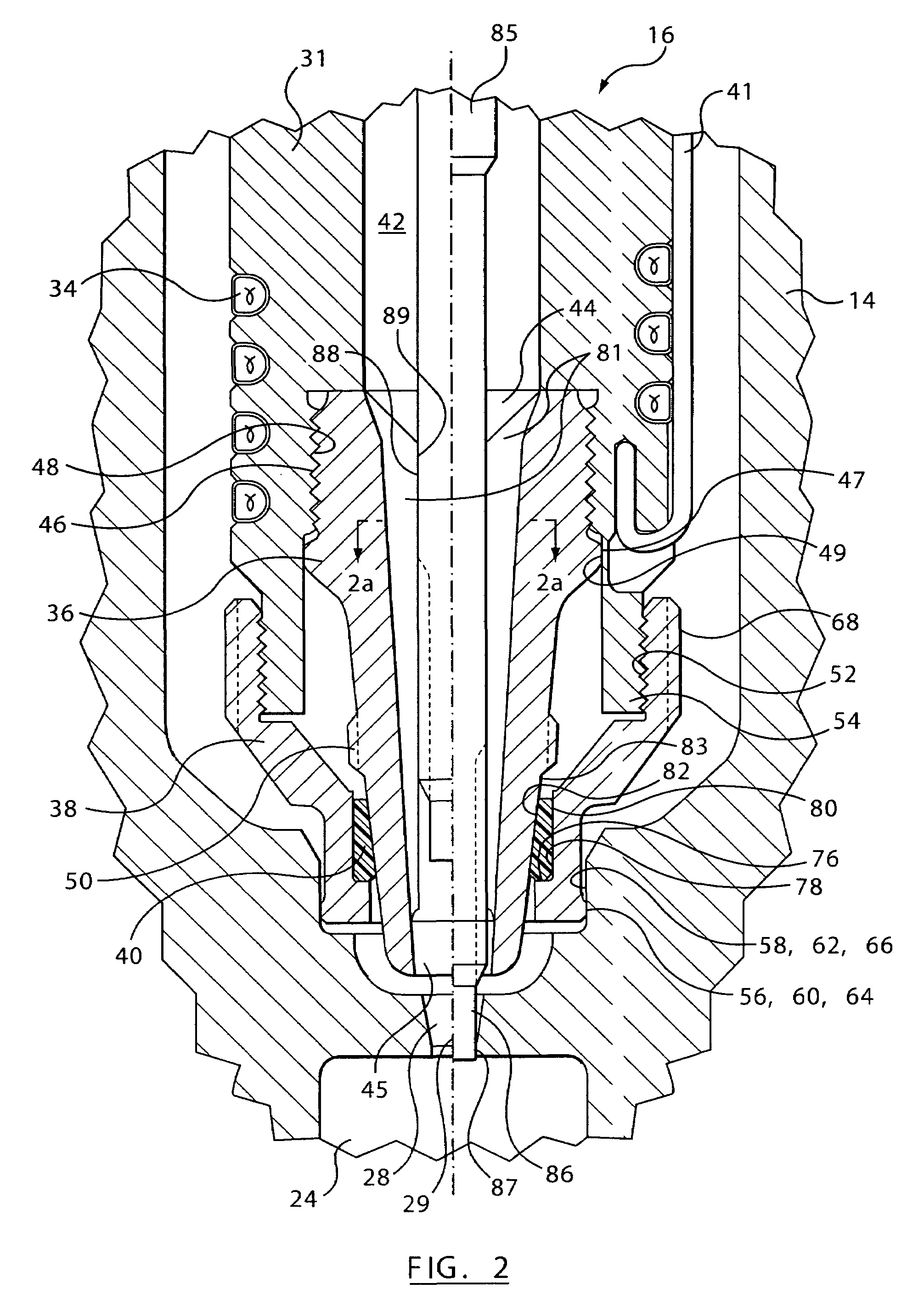 Hot runner nozzle with a tip, a tip surrounding piece and an alignment piece