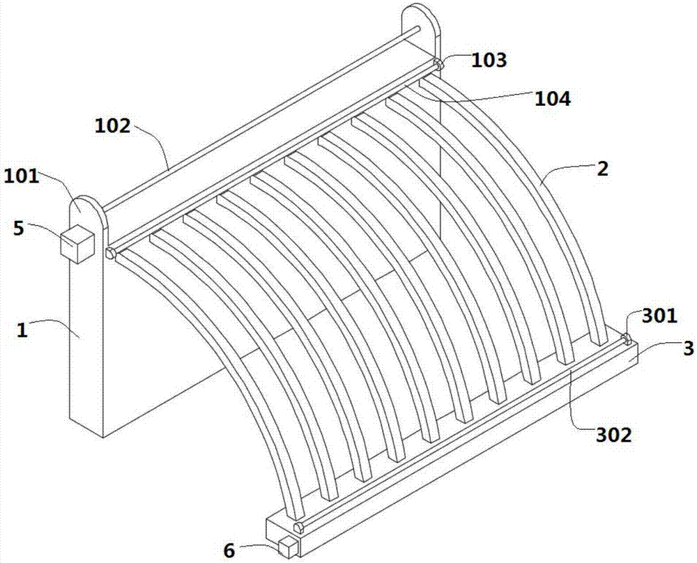 Automatic greenhouse based on electromagnetic suction