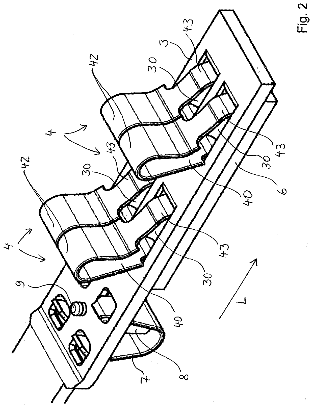 Contact insert for a conductor terminal and conductor terminal