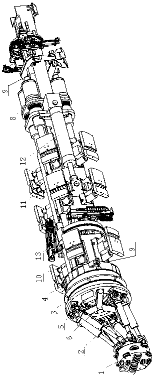 Novel soft arm TBM and tunnel boring method thereof