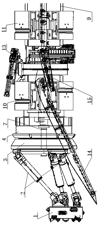 Novel soft arm TBM and tunnel boring method thereof