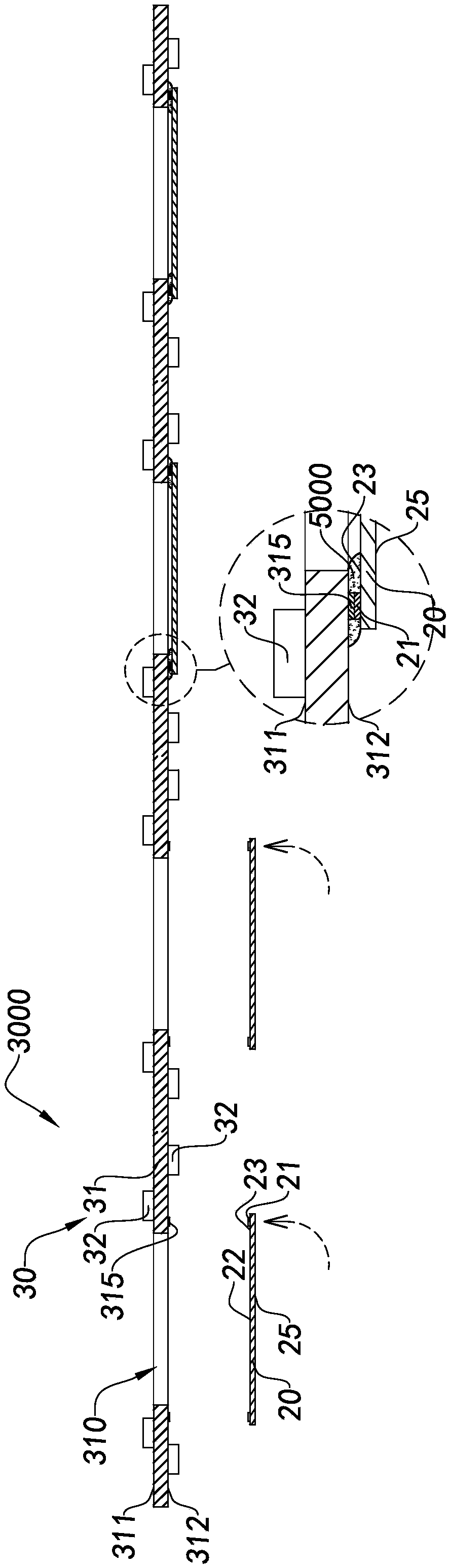 Array image pick-up module set, molded circuit board assembly thereof, manufacturing method and electronic device