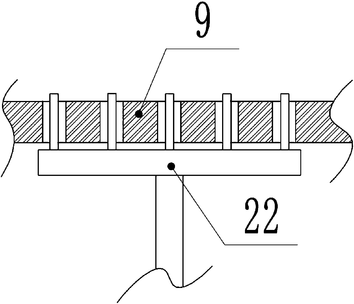 Pipeline sewage double-station filtering purification device for municipal engineering