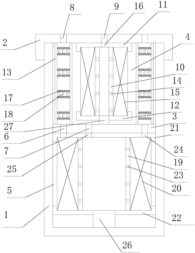 Engine oil filter used for automobile engine