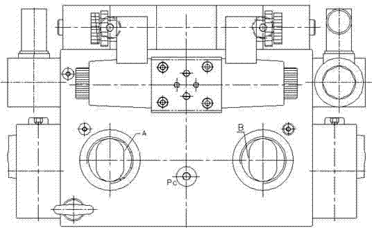 Two-way plug-in mounting vibrating valve and electric hydraulic control unit