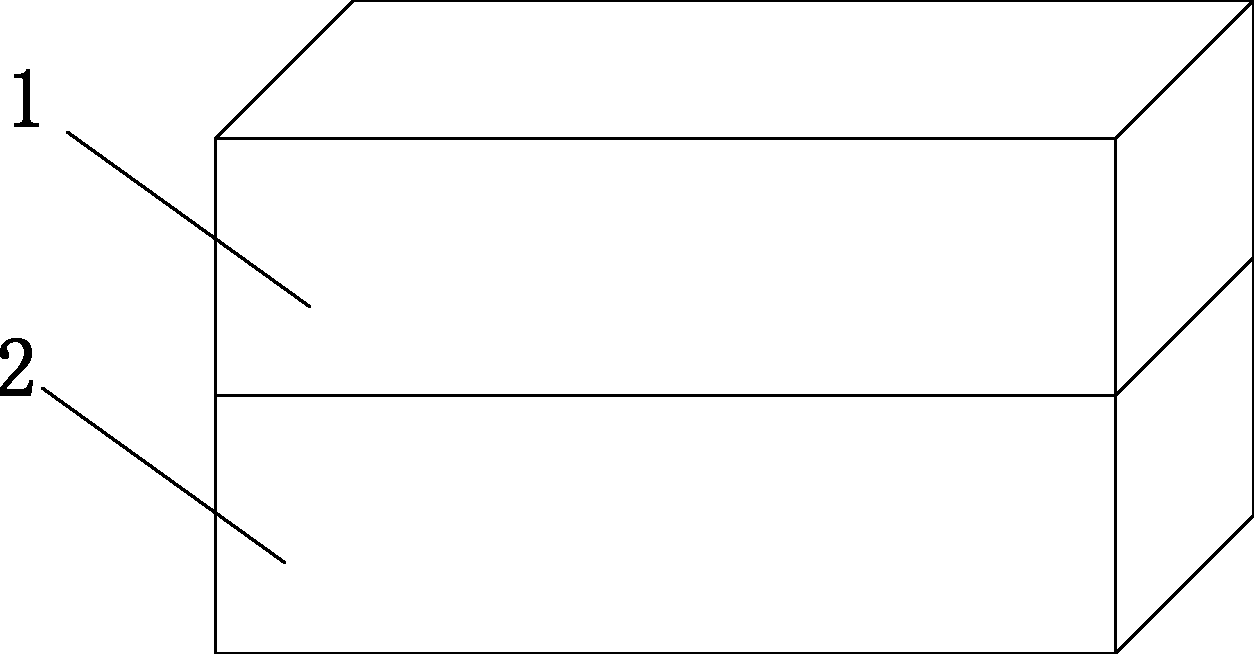 Large compound energy-saving refractory brick and production method thereof