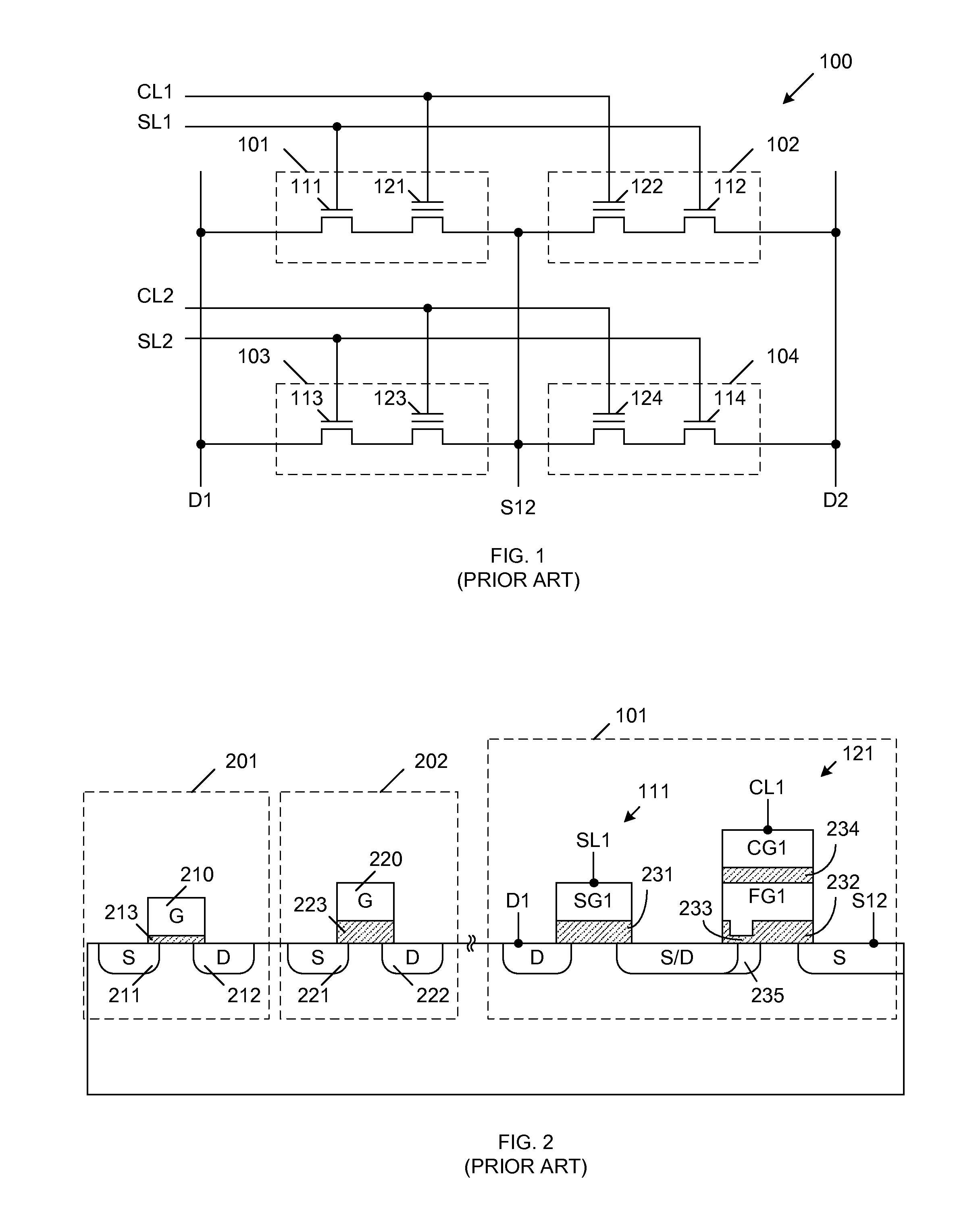 Scalable Electrically Eraseable And Programmable Memory