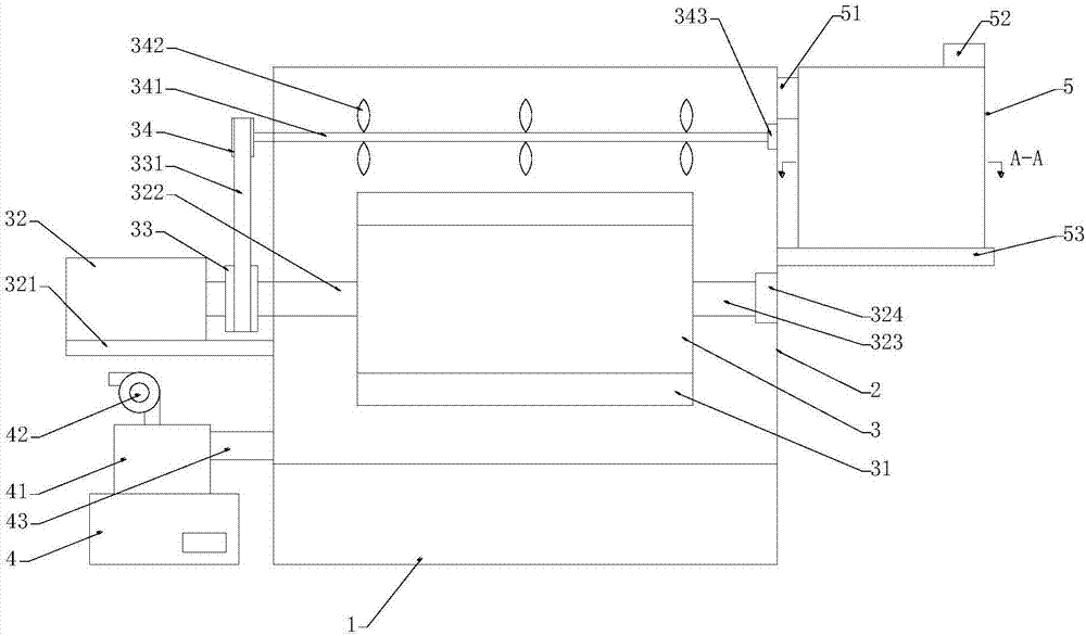 Efficient cereal drying device with internal roller