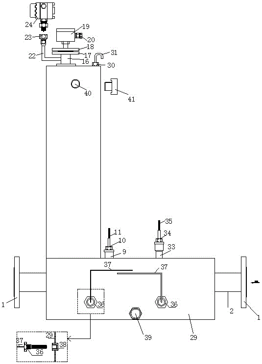 Flow metering system for oilfield production fluid