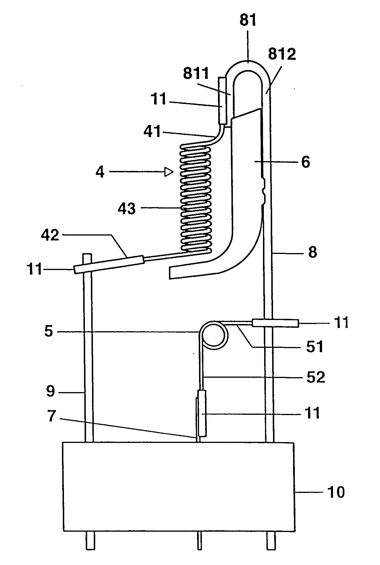 Incandescent lamp for vehicle headlights