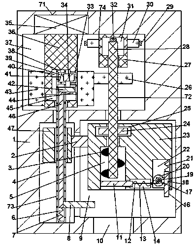 Method for mixing and stirring by utilizing stirring device of clay and other materials