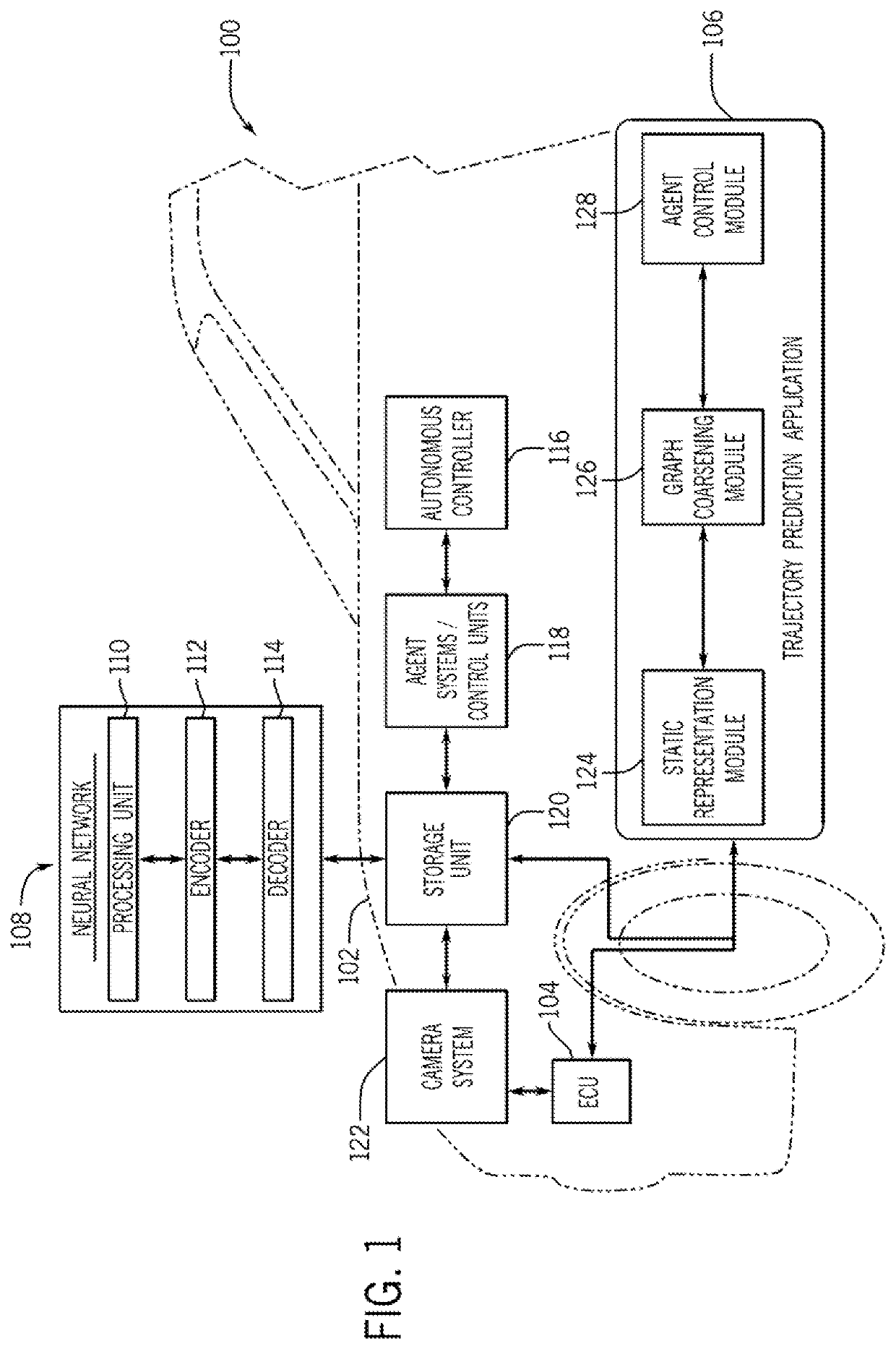 System and method for completing trajectory prediction from agent-augmented environments