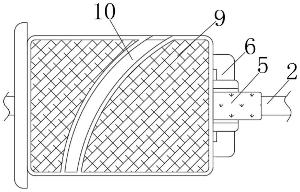 Energy-saving and automatic heat dissipation axial flow ventilator auxiliary device