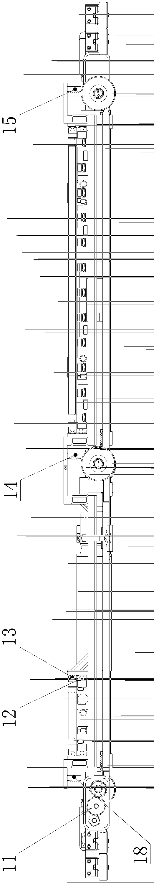 Intelligent garage transfer robot