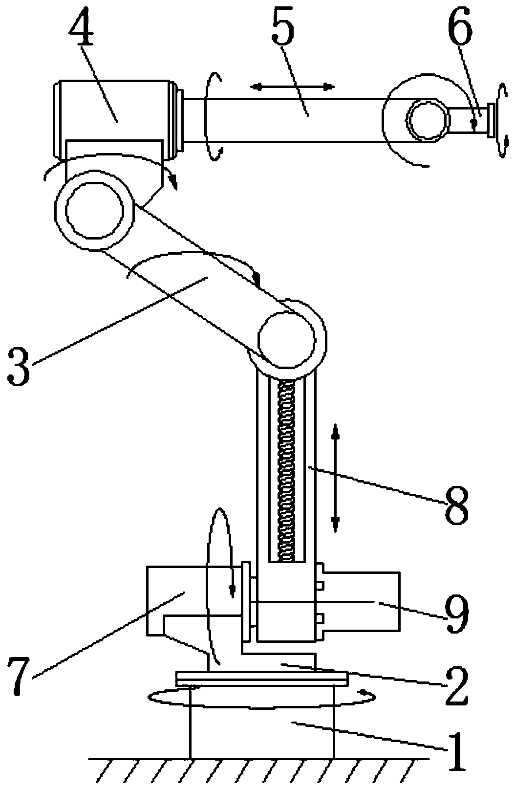 Robot mechanical arm