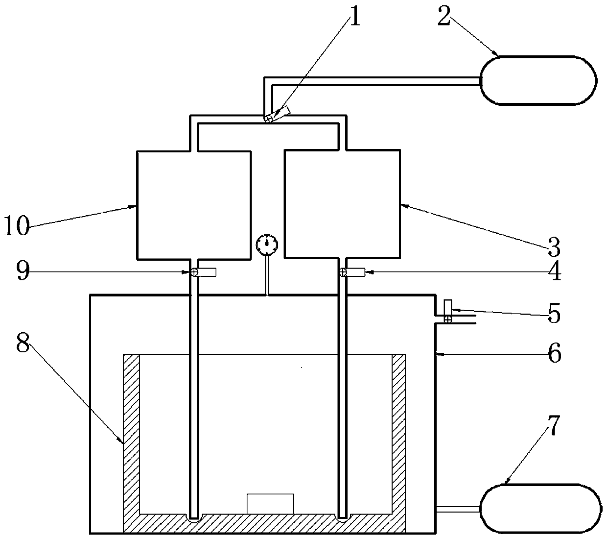 A method and equipment capable of improving the efficiency of ceramic core removal