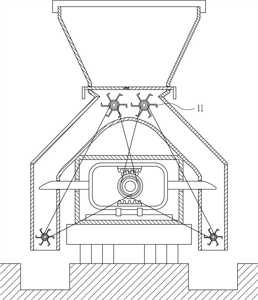 A device for uniform feeding of forage for livestock