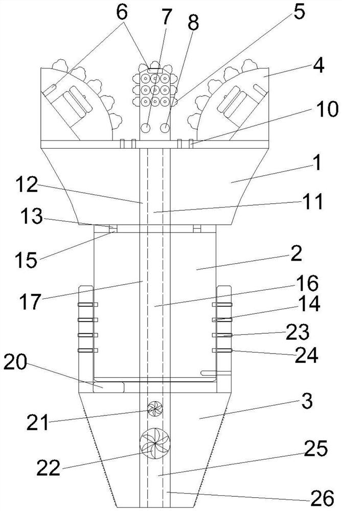 Diamond coated drill bit