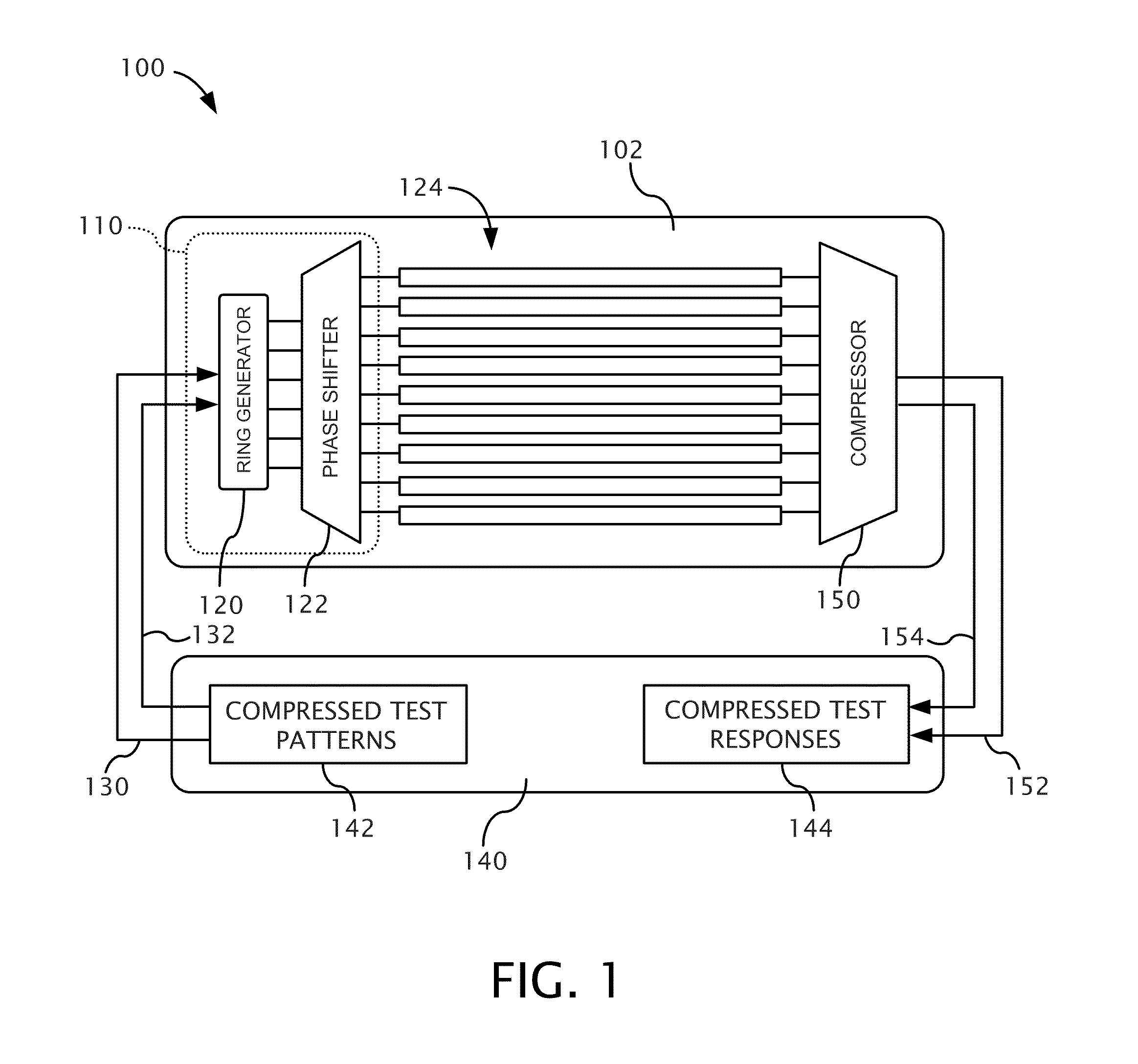 Low power decompression of test cubes