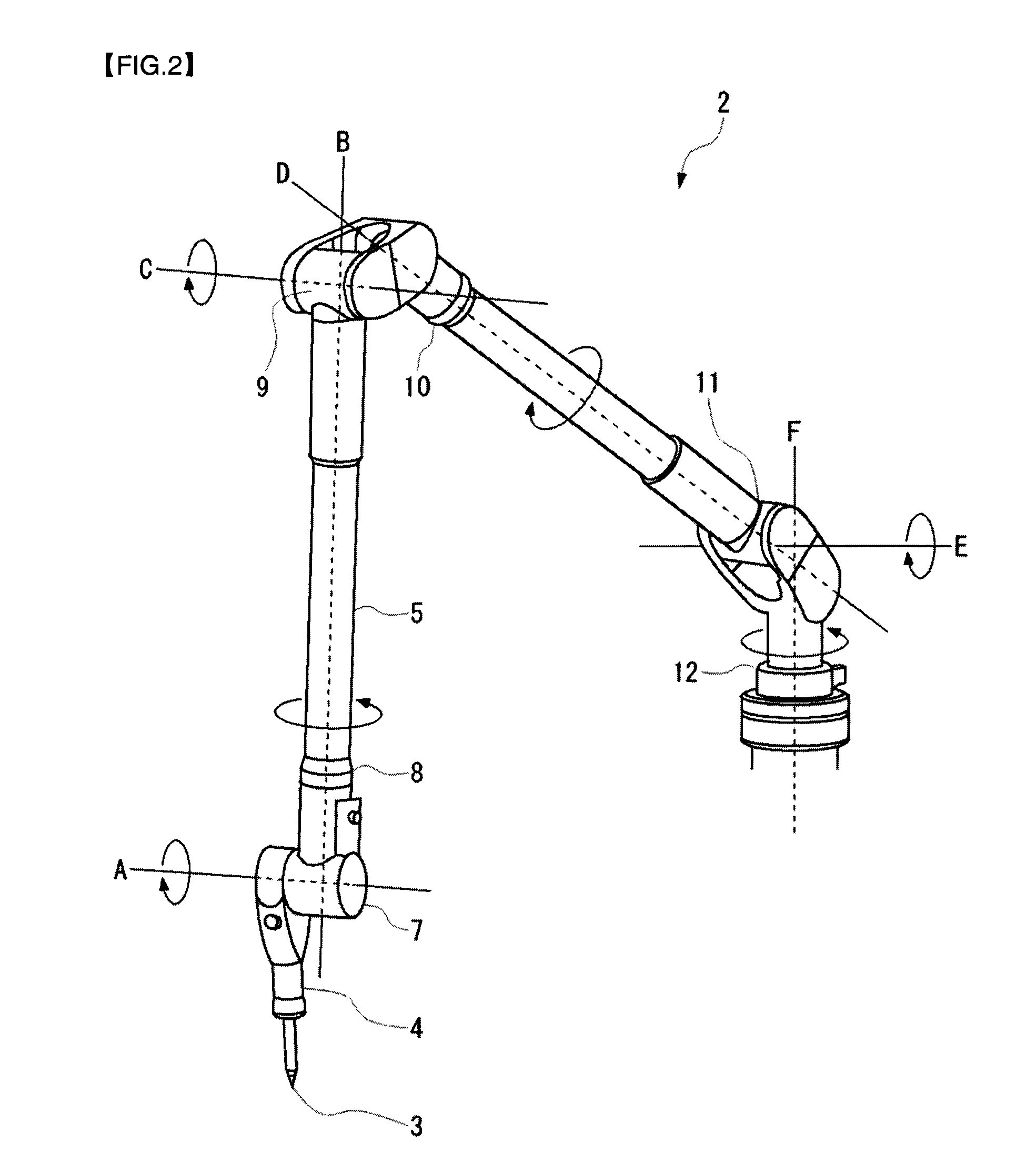 Method for calibrating parameter of articulated coordinate measuring apparatus