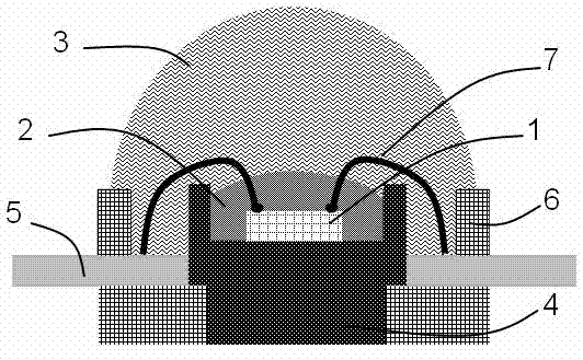 Light emitting diode encapsulating structure