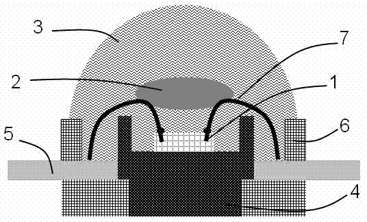 Light emitting diode encapsulating structure